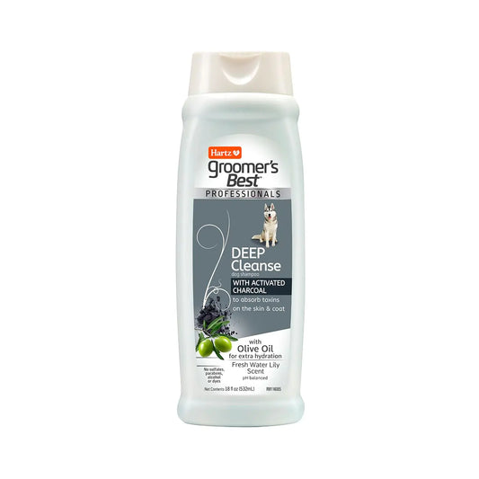 Groomers Best Professionals Deep Cleanse Dog Shampoo with Activated Charcoal 18oz